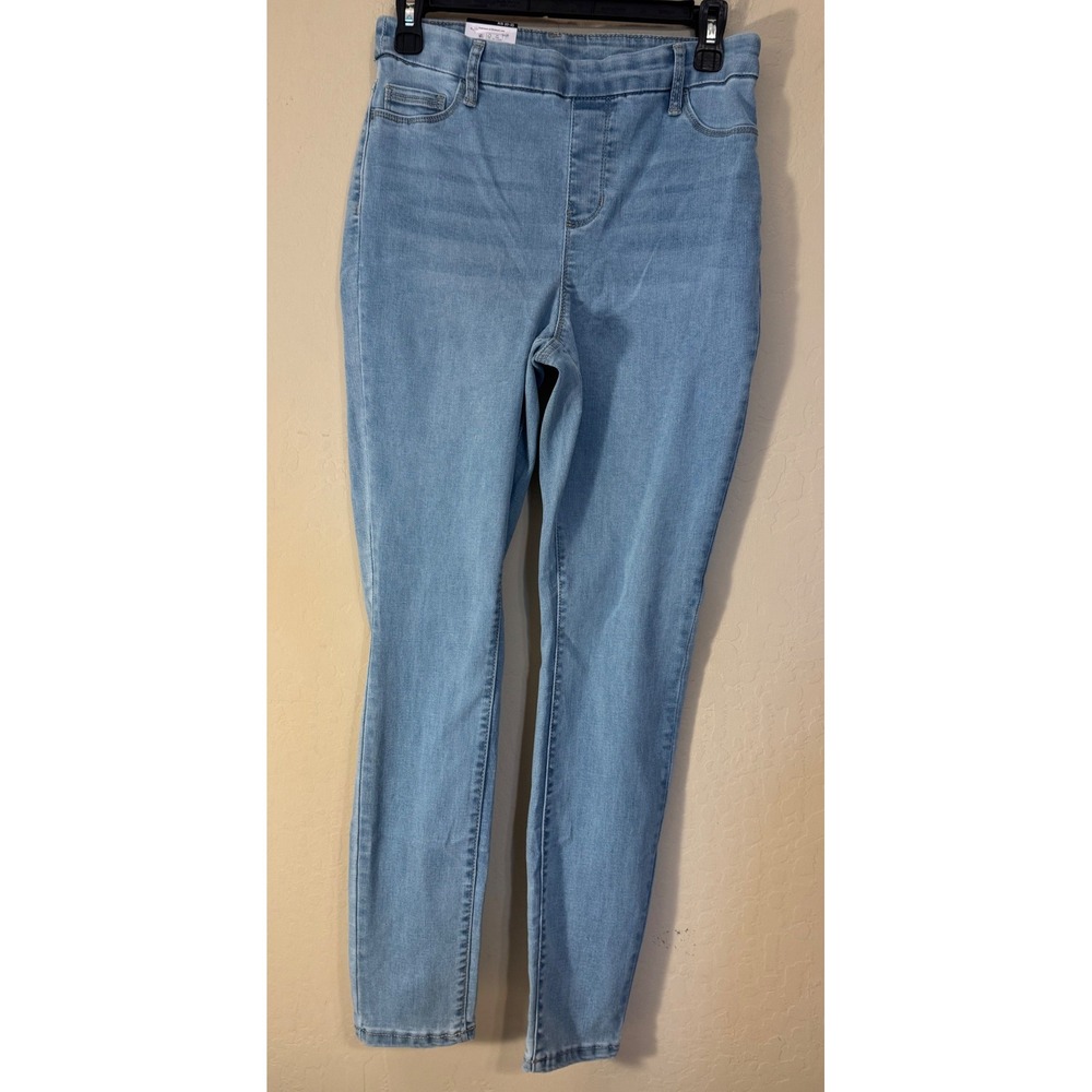 Time‎ and Tru Jeggings Women XS Light Wash Blue Skinny Pull On Stretch Pants NEW